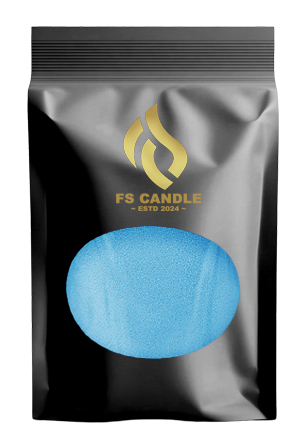 Baby Blue Sand Candle
